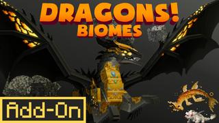 Thumbnail of the Minecraft Bedrock Marketplace product Dragons! Biomes created by Cynosia.