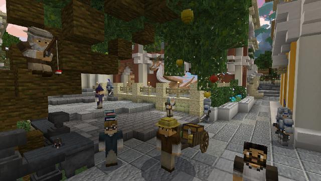 Screenshot of the Minecraft Bedrock Marketplace product Dragons! created by Cynosia.