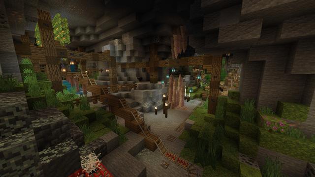 Screenshot of the Minecraft Bedrock Marketplace product Dwarf Mine created by Cynosia.