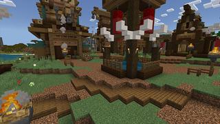 Screenshot of the Minecraft Bedrock Marketplace product Fishing Gives OP Loot created by Cynosia.