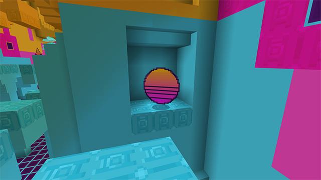 Screenshot of the Minecraft Bedrock Marketplace product Flip Parkour created by Cynosia.