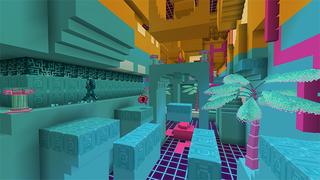 Screenshot of the Minecraft Bedrock Marketplace product Flip Parkour created by Cynosia.