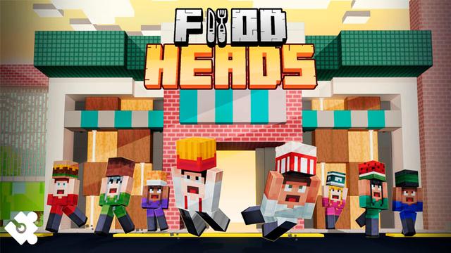 Thumbnail of the Minecraft Bedrock Marketplace product Food Heads created by Cynosia.