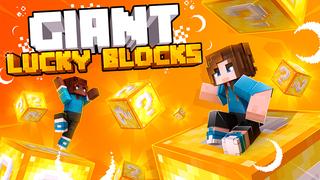 Thumbnail of the Minecraft Bedrock Marketplace product Giant Lucky Blocks created by Cynosia.