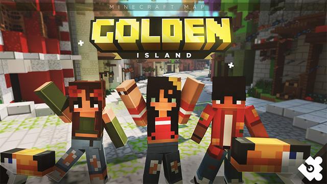 Thumbnail of the Minecraft Bedrock Marketplace product Golden Island created by Cynosia.