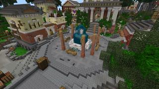 Screenshot of the Minecraft Bedrock Marketplace product Greek Paradise created by Cynosia.