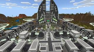 Screenshot of the Minecraft Bedrock Marketplace product Hacker Base created by Cynosia.