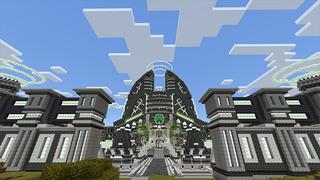 Screenshot of the Minecraft Bedrock Marketplace product Hacker Base created by Cynosia.