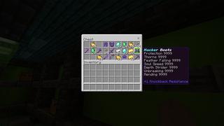 Screenshot of the Minecraft Bedrock Marketplace product Hacker Bunker created by Cynosia.