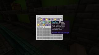 Screenshot of the Minecraft Bedrock Marketplace product Hacker Bunker created by Cynosia.