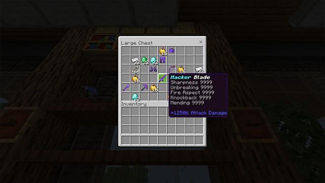 Screenshot of the Minecraft Bedrock Marketplace product Hacker Mansion created by Cynosia.