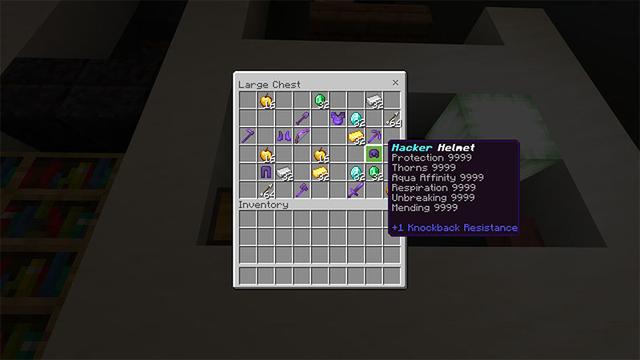 Screenshot of the Minecraft Bedrock Marketplace product Hacker Mansion created by Cynosia.