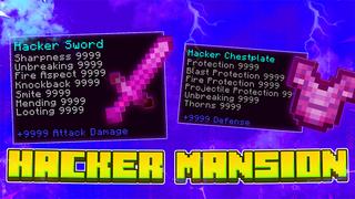 Thumbnail of the Minecraft Bedrock Marketplace product Hacker Mansion created by Cynosia.