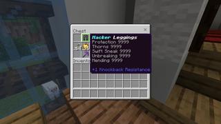 Screenshot of the Minecraft Bedrock Marketplace product Hacker Secret Base created by Cynosia.