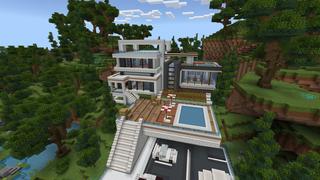 Screenshot of the Minecraft Bedrock Marketplace product Hacker Secret Base created by Cynosia.