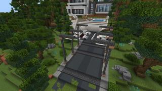 Screenshot of the Minecraft Bedrock Marketplace product Hacker Secret Base created by Cynosia.