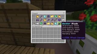 Screenshot of the Minecraft Bedrock Marketplace product Hacker Secret Base created by Cynosia.