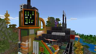 Screenshot of the Minecraft Bedrock Marketplace product Hacker Weapons created by Cynosia.