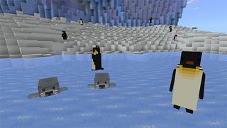 Screenshot of the Minecraft Bedrock Marketplace product Iceberg Base created by Cynosia.