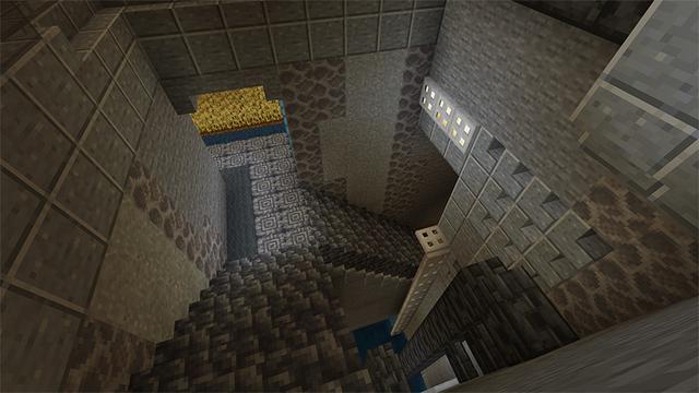 Screenshot of the Minecraft Bedrock Marketplace product Iceberg Base created by Cynosia.