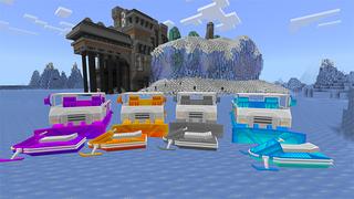 Screenshot of the Minecraft Bedrock Marketplace product Iceberg Base created by Cynosia.