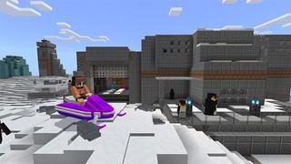 Screenshot of the Minecraft Bedrock Marketplace product Iceberg Base created by Cynosia.