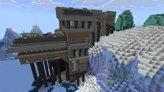 Screenshot of the Minecraft Bedrock Marketplace product Iceberg Base created by Cynosia.