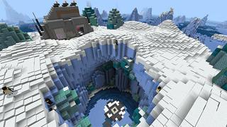 Screenshot of the Minecraft Bedrock Marketplace product Iceberg Base created by Cynosia.