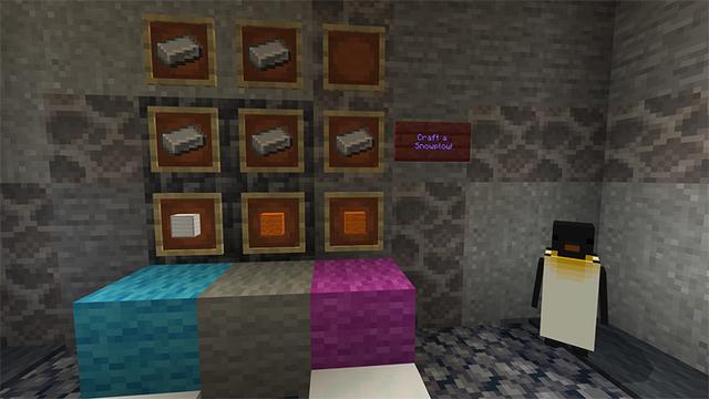 Screenshot of the Minecraft Bedrock Marketplace product Iceberg Base created by Cynosia.