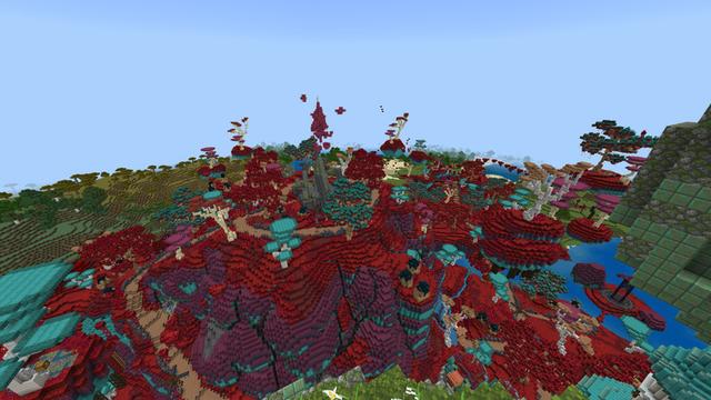 Screenshot of the Minecraft Bedrock Marketplace product Infected Biome created by Cynosia.