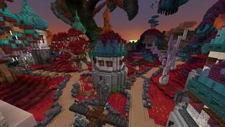 Screenshot of the Minecraft Bedrock Marketplace product Infected Biome created by Cynosia.