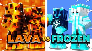 Thumbnail of the Minecraft Bedrock Marketplace product Lava vs Frozen created by Cynosia.