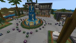 Screenshot of the Minecraft Bedrock Marketplace product Lucky Block Hacker created by Cynosia.