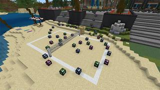 Screenshot of the Minecraft Bedrock Marketplace product Lucky Block Hacker created by Cynosia.
