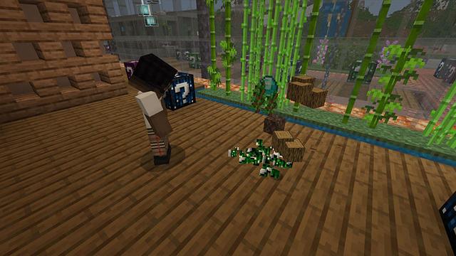 Screenshot of the Minecraft Bedrock Marketplace product Lucky Block Hacker created by Cynosia.