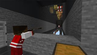 Screenshot of the Minecraft Bedrock Marketplace product Lucky Block Race created by Cynosia.