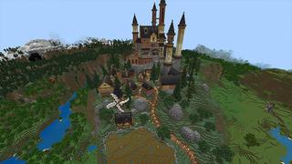 Screenshot of the Minecraft Bedrock Marketplace product Lucky Blocks created by Cynosia.