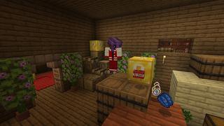 Screenshot of the Minecraft Bedrock Marketplace product Lucky Blocks created by Cynosia.