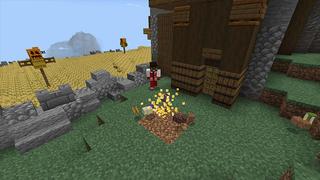 Screenshot of the Minecraft Bedrock Marketplace product Lucky Blocks created by Cynosia.