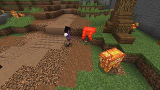 Screenshot of the Minecraft Bedrock Marketplace product Lucky Mobs created by Cynosia.