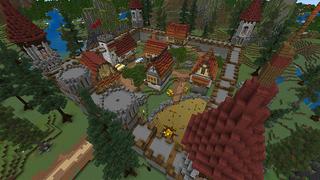 Screenshot of the Minecraft Bedrock Marketplace product Lucky Mobs created by Cynosia.