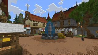 Screenshot of the Minecraft Bedrock Marketplace product Lucky Mobs created by Cynosia.