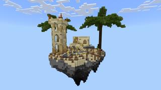 Screenshot of the Minecraft Bedrock Marketplace product Lucky Oneblock created by Cynosia.