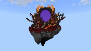 Screenshot of the Minecraft Bedrock Marketplace product Lucky Oneblock created by Cynosia.