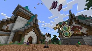 Screenshot of the Minecraft Bedrock Marketplace product Lucky Rain created by Cynosia.