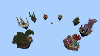 Screenshot of the Minecraft Bedrock Marketplace product Lucky Skyblock created by Cynosia.