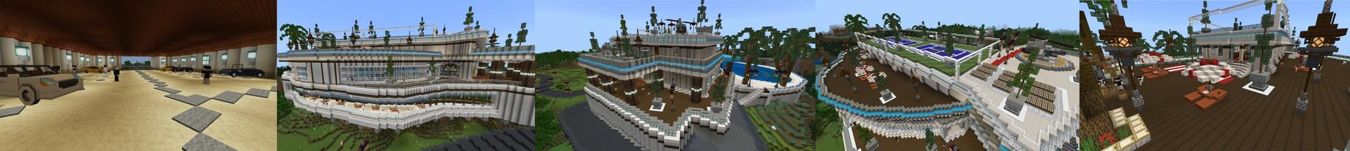 Panorama of the Minecraft Bedrock Marketplace product Millionaire Life created by Cynosia.