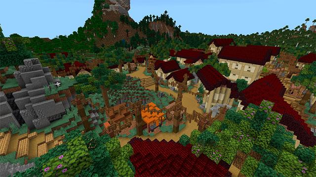Screenshot of the Minecraft Bedrock Marketplace product Miracle Valley created by Cynosia.