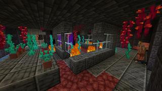 Screenshot of the Minecraft Bedrock Marketplace product Mountain Base created by Cynosia.