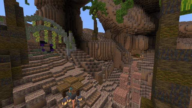 Screenshot of the Minecraft Bedrock Marketplace product Oasis Town created by Cynosia.